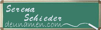 Serena Schieder Visitenkarte